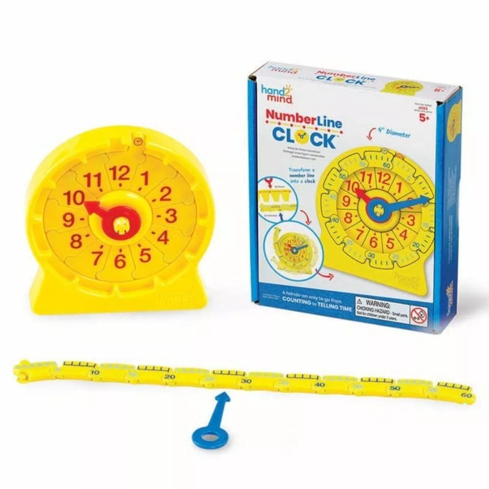 【美國hand2mind】NumberLine 組合式兒童學習時鐘