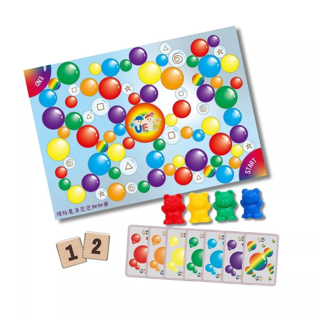 繽紛魔法泡泡加加樂 - 蜜蜜老師原創益智桌遊