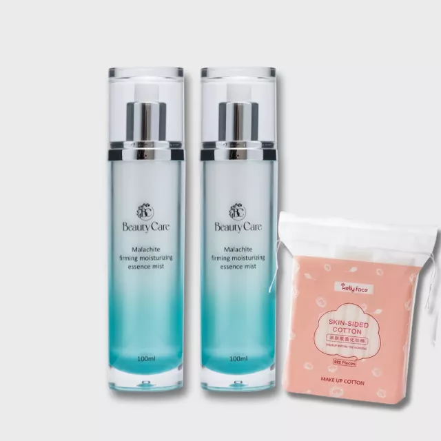 【超值專區】奇肌緊緻保濕噴霧100ml* 2入(效期:2026.05)+壓紋卸妝棉*1包