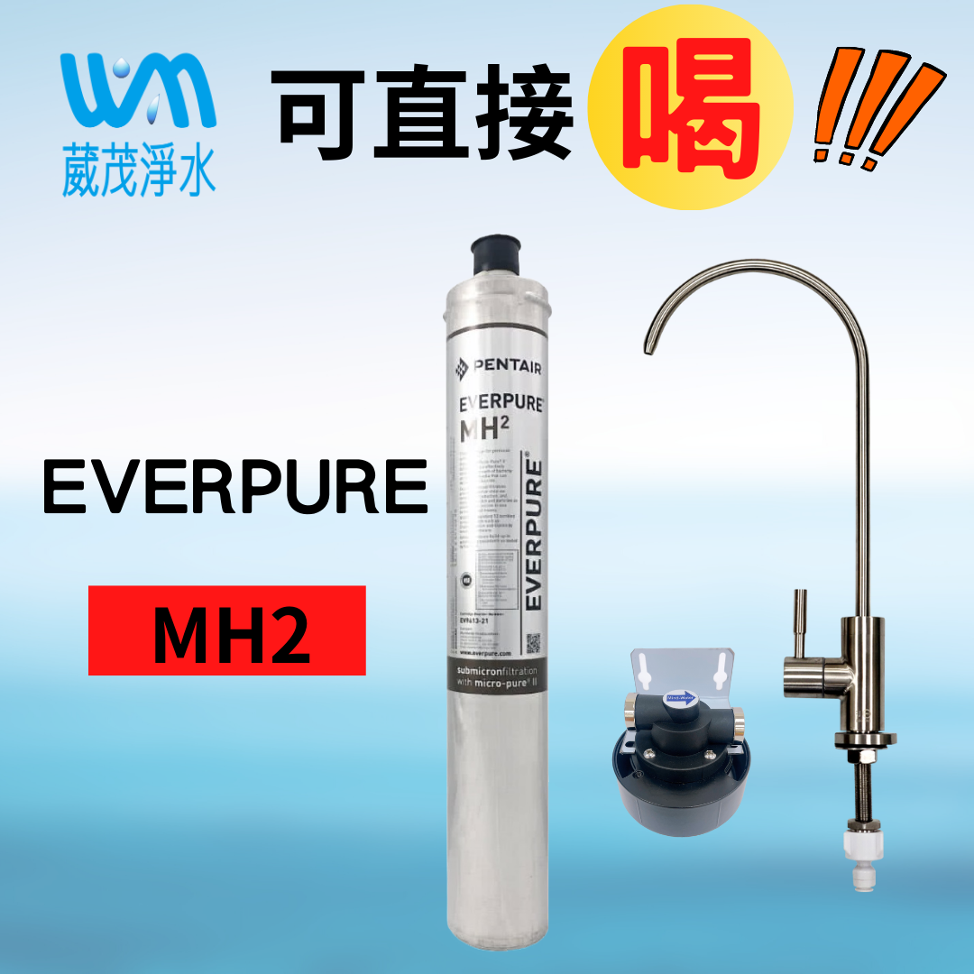 【葳茂】EVERPURE MH2平輸 淨水系統 製冰機/開水機/咖啡機/直接飲