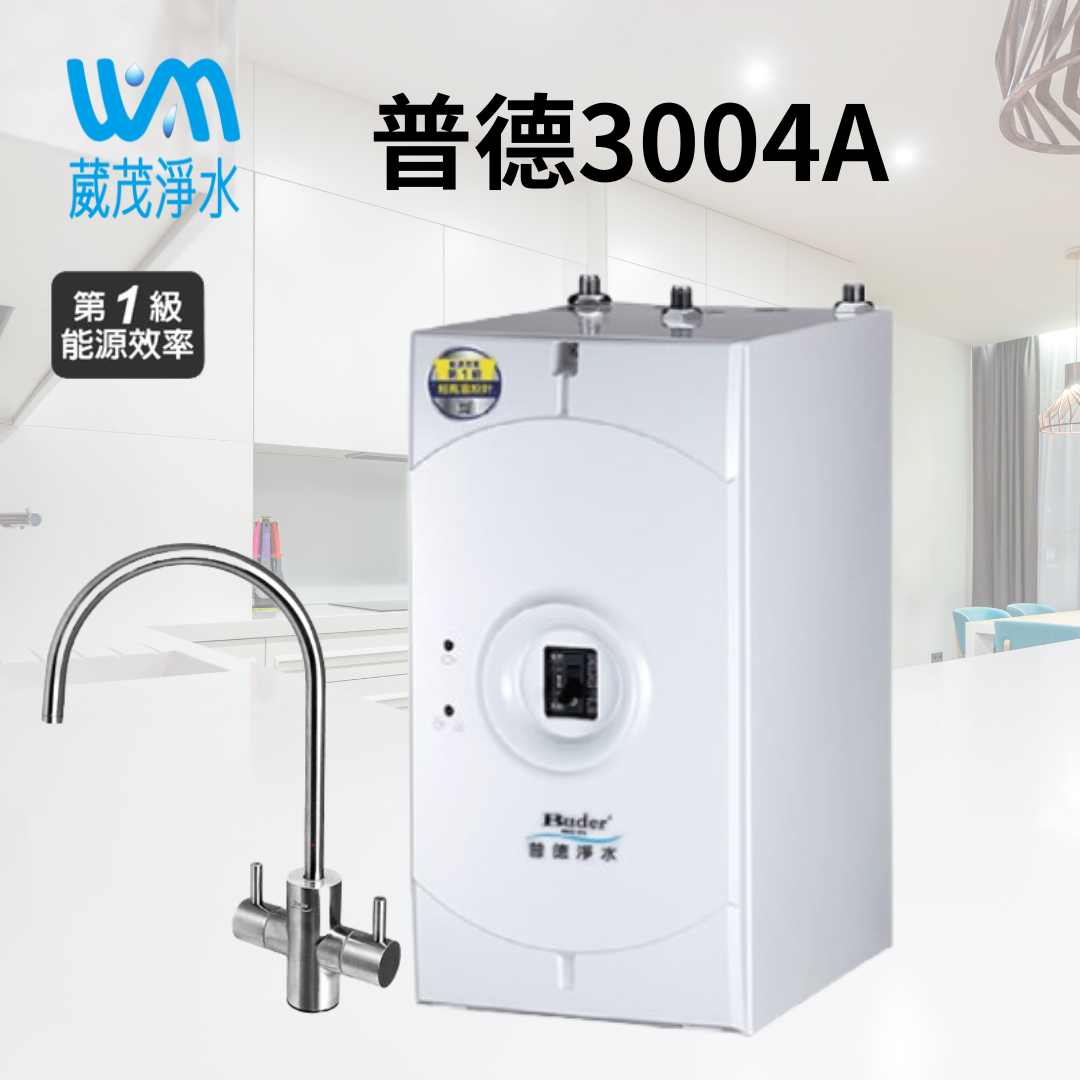 【葳茂】單機版 BD-3004A霧面不鏽鋼龍頭 | 廚下型冷熱廚下飲水機