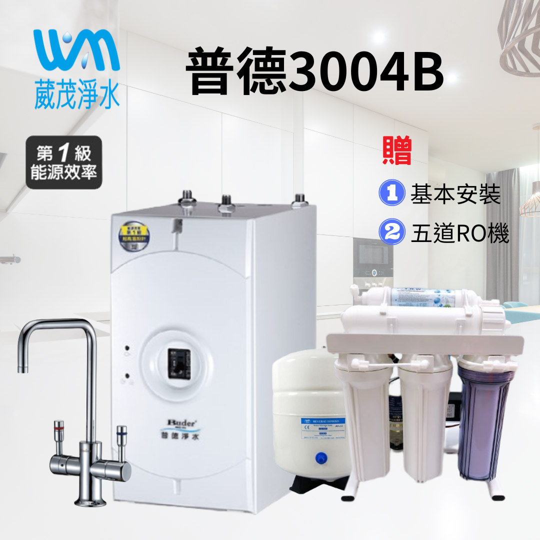 【葳茂】BD-3004B拋光無鉛龍頭 | 廚下型冷熱廚下飲水機