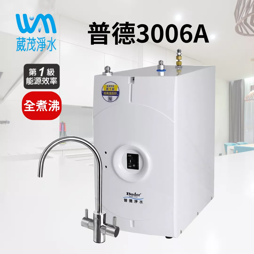 【葳茂】單機版 BD-3006-1A 霧面不鏽鋼龍頭 | 廚下型冷水煮沸飲水機