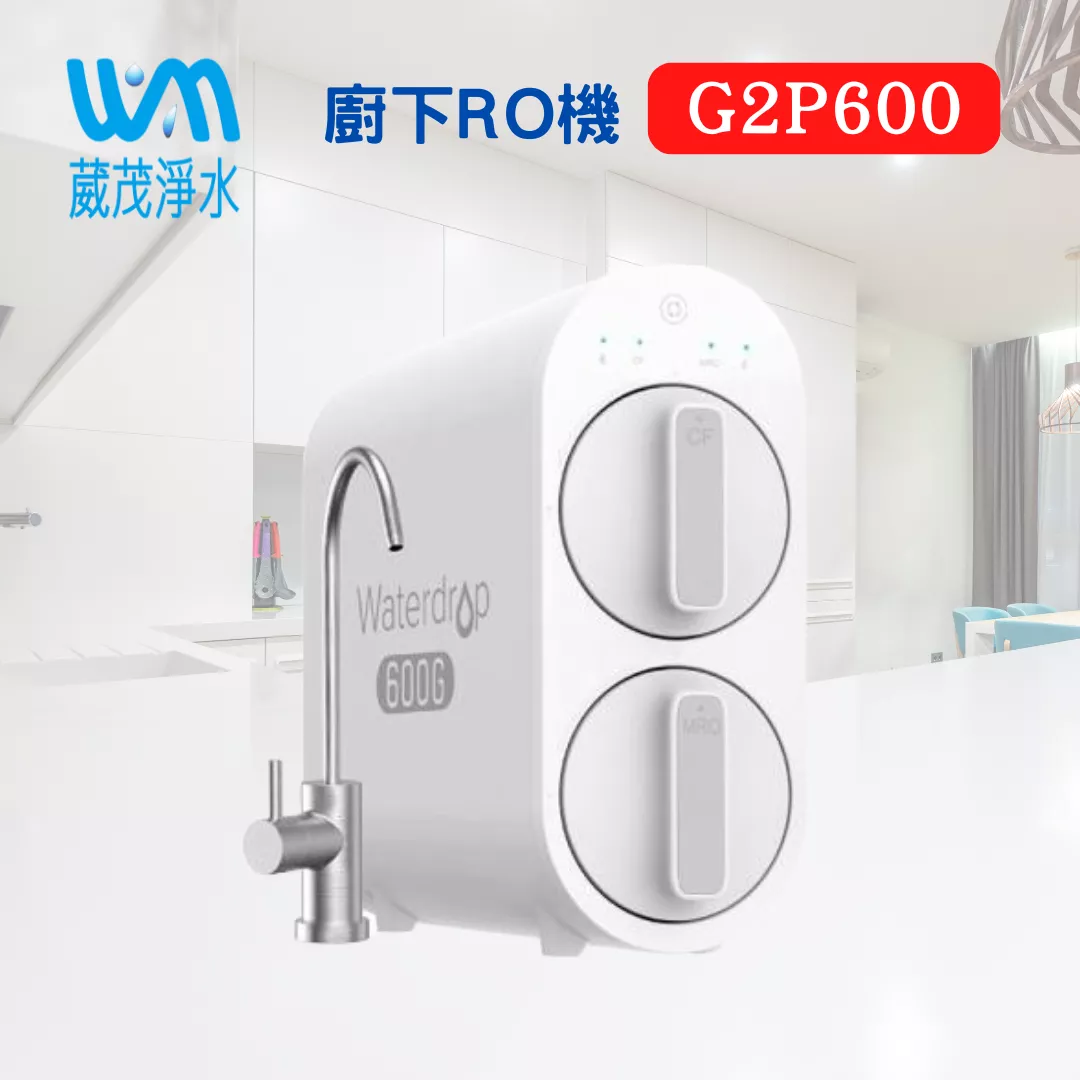 【葳茂】愛惠浦 Waterdrop G2P600廚下型生飲級RO逆滲透無桶直輸淨水器