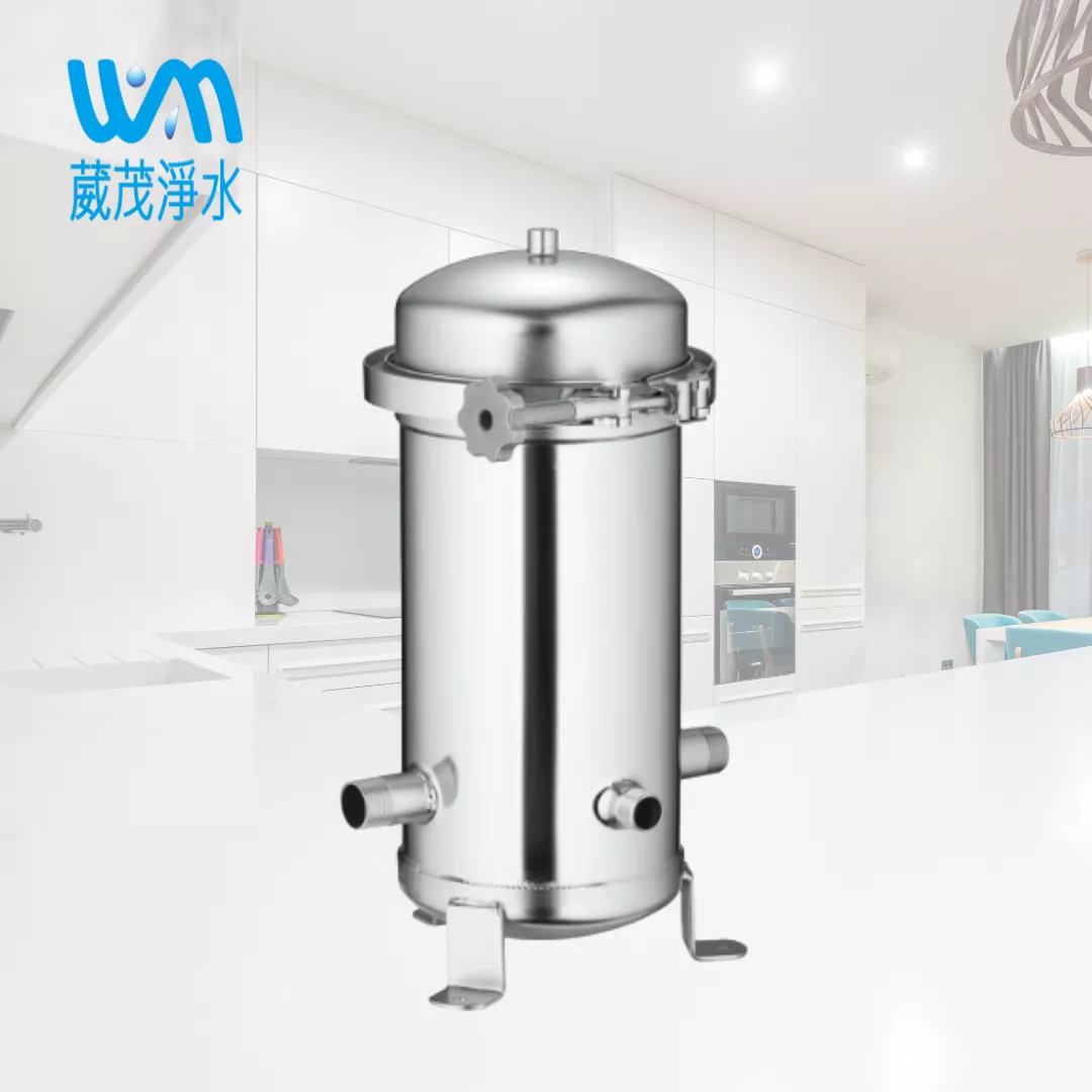 【葳茂】10"大胖不鏽鋼全戶過濾器(立架)(上掀式)