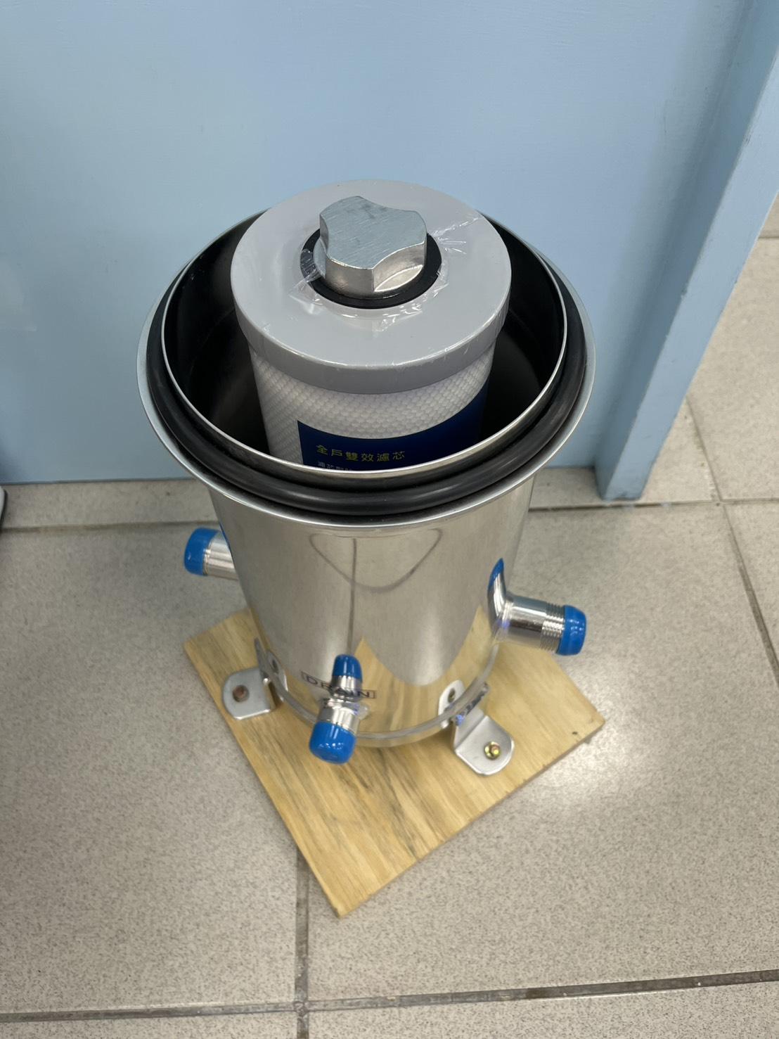 【葳茂】10"大胖不鏽鋼全戶過濾器(立架)(上掀式)