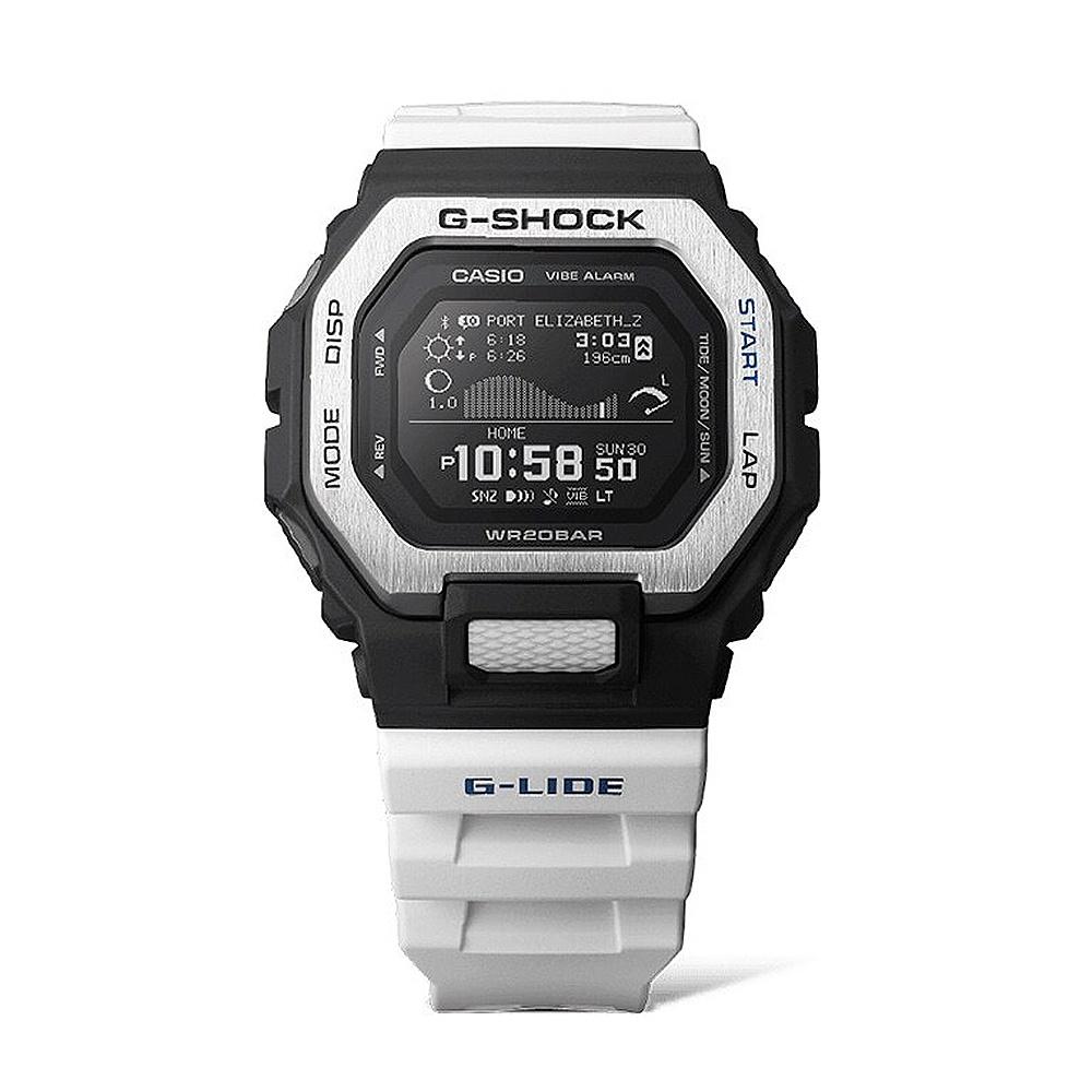 經緯度鐘錶 G-SHOCK 潮汐 衝浪 月亮資料 智慧型手機連結 強悍 運動潮流 CASIO公司貨保固 GBX-100