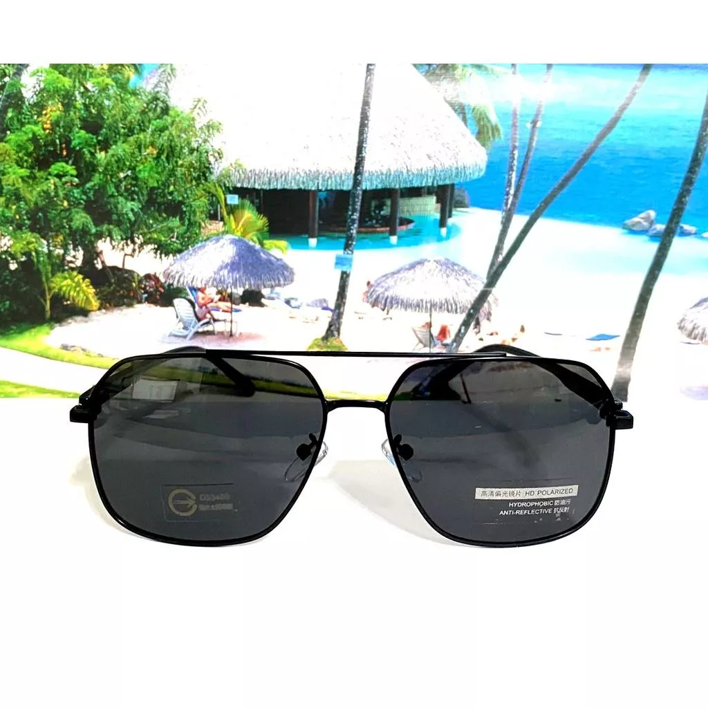 經緯度鐘錶 高級偏光太陽眼鏡 多邊形款 金屬細框 日韓流行 休閒 駕車重機 帥氣 寶麗來偏光鏡片 【↘220】9114