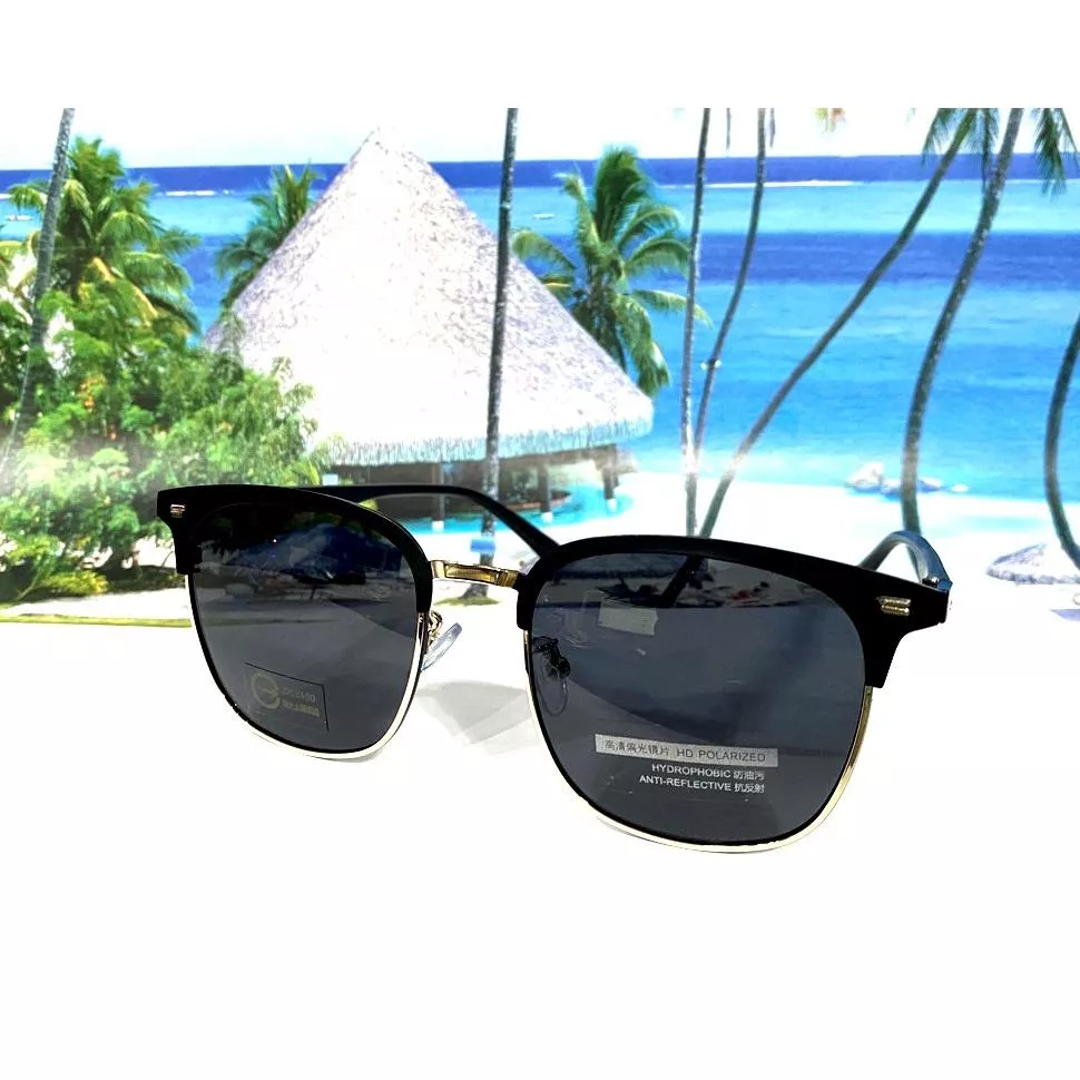 經緯度鐘錶 高級偏光太陽眼鏡 金屬細框 復古典雅 日韓流行 休閒潮流 駕車必備 偏光鏡片 【↘220】9207