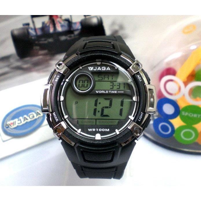 經緯度鐘錶 JAGA冷光電子錶  防水 大字幕 酷似 G-SHOCK 運動錶 休閒 軍表當兵必備 M862