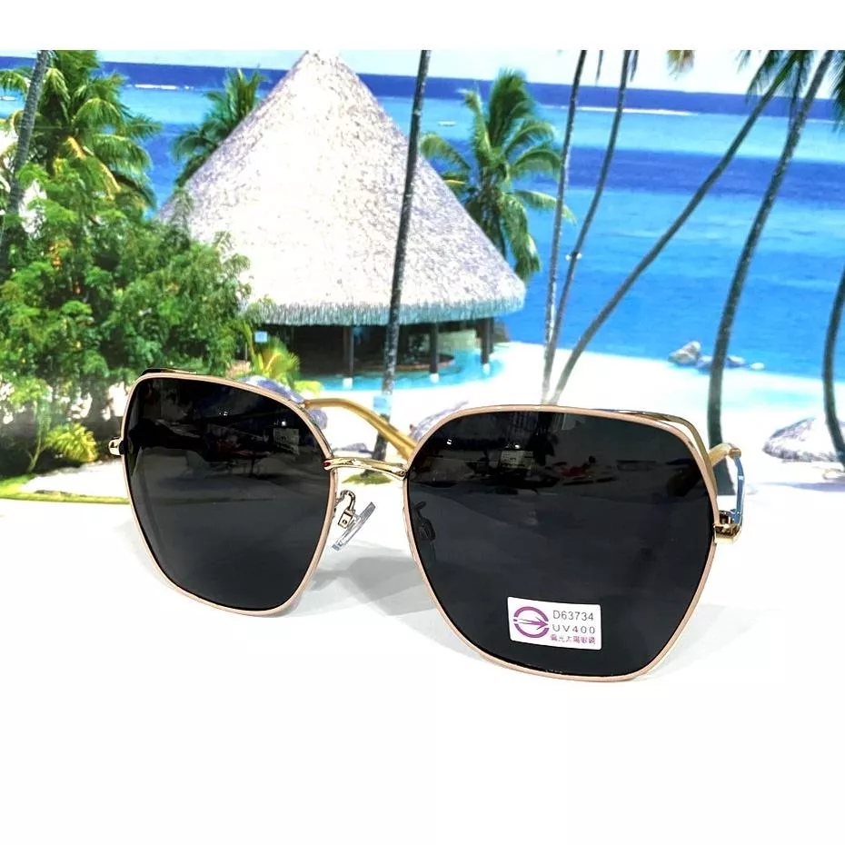 經緯度鐘錶 高級偏光太陽眼鏡 金屬多邊形款 日韓流行 休閒 駕車重機必備 寶麗來偏光鏡片 台灣製【↘220】3584