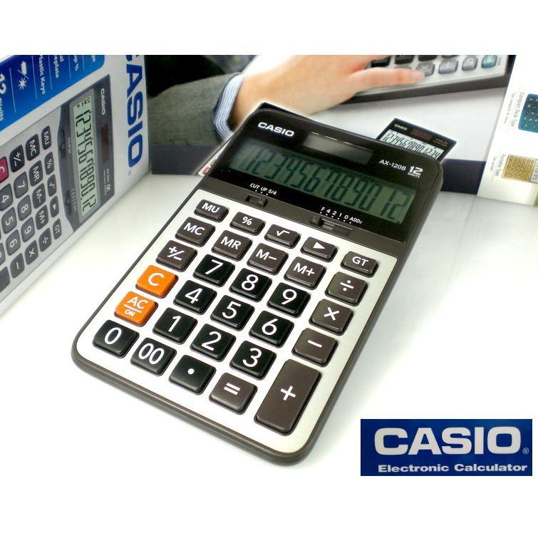 CASIO計算機 商務型12位數 稅/利率 開根號 公司行號會計事務所 保證台灣公司貨【超低價↘390】AX-120B