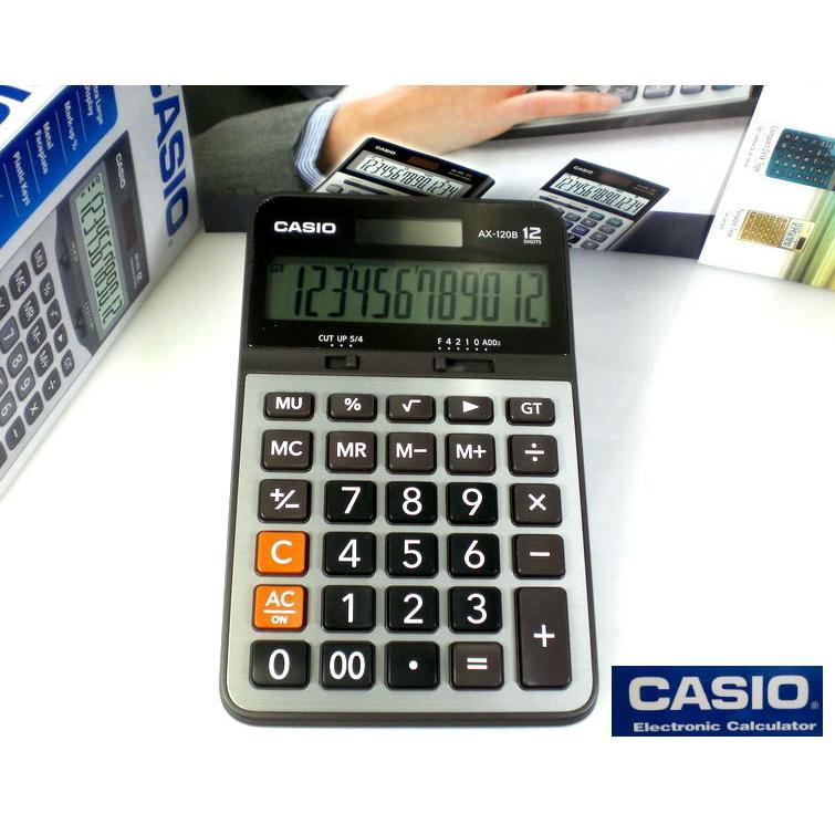 CASIO計算機 商務型12位數 稅/利率 開根號 公司行號會計事務所 保證台灣公司貨【超低價↘390】AX-120B