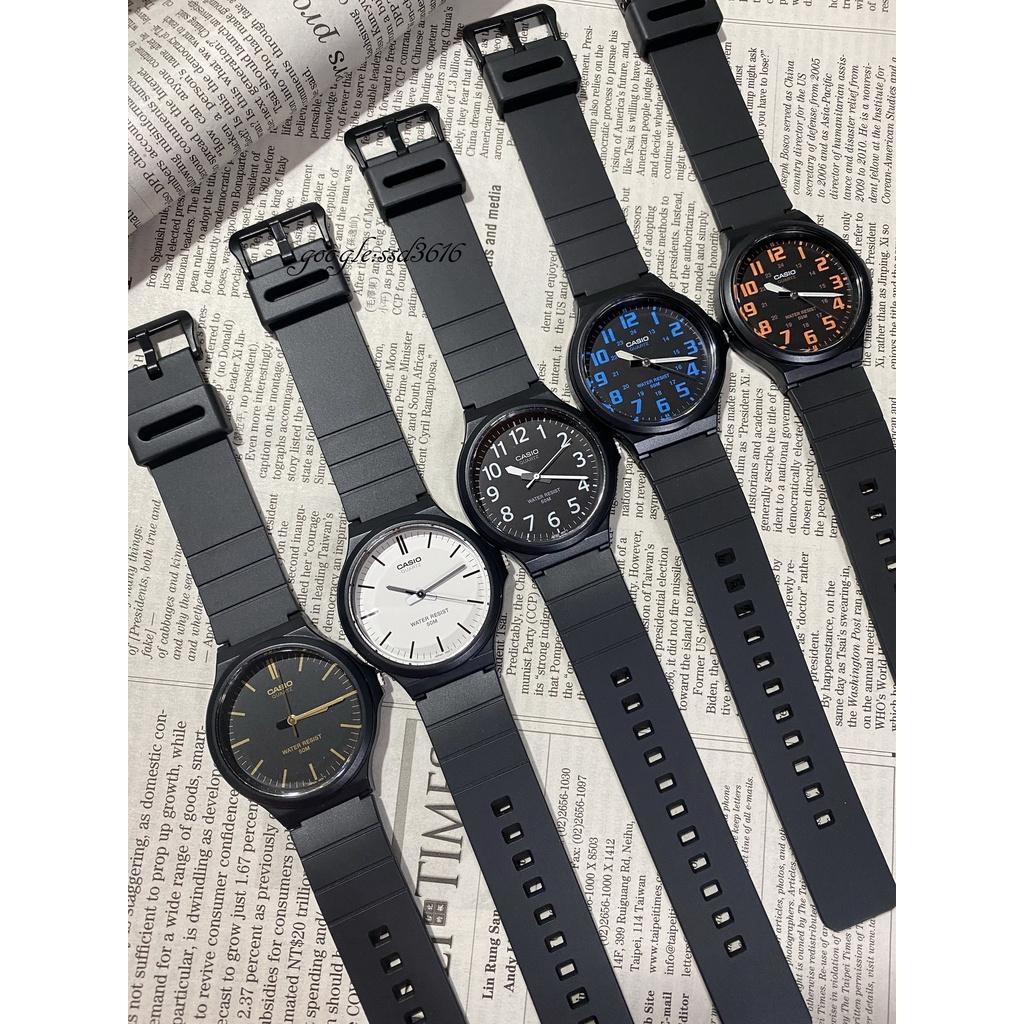 CASIO手錶專賣店【手錶+鏡面貼膜】4公分大錶面 情侶對錶 考試專用 台灣代理公司貨附保固卡【↘超低價】MW-240