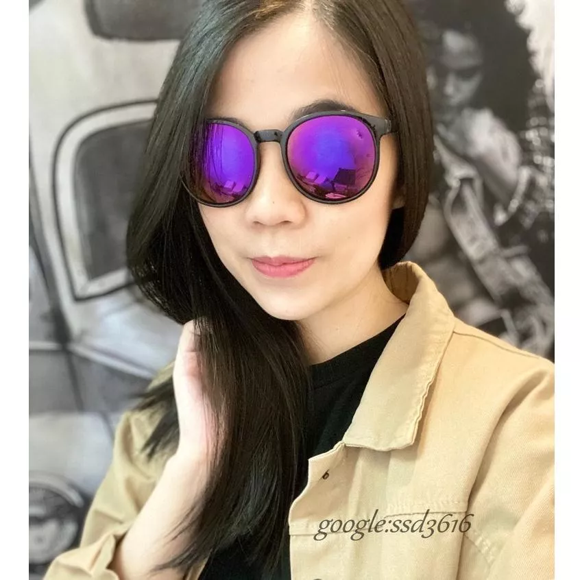 【超低折扣↘99復古圓形太陽眼鏡】超炫彩水銀墨鏡【台灣製】年度流行時尚潮流百搭 復古文青風眼鏡 抗UV400 19