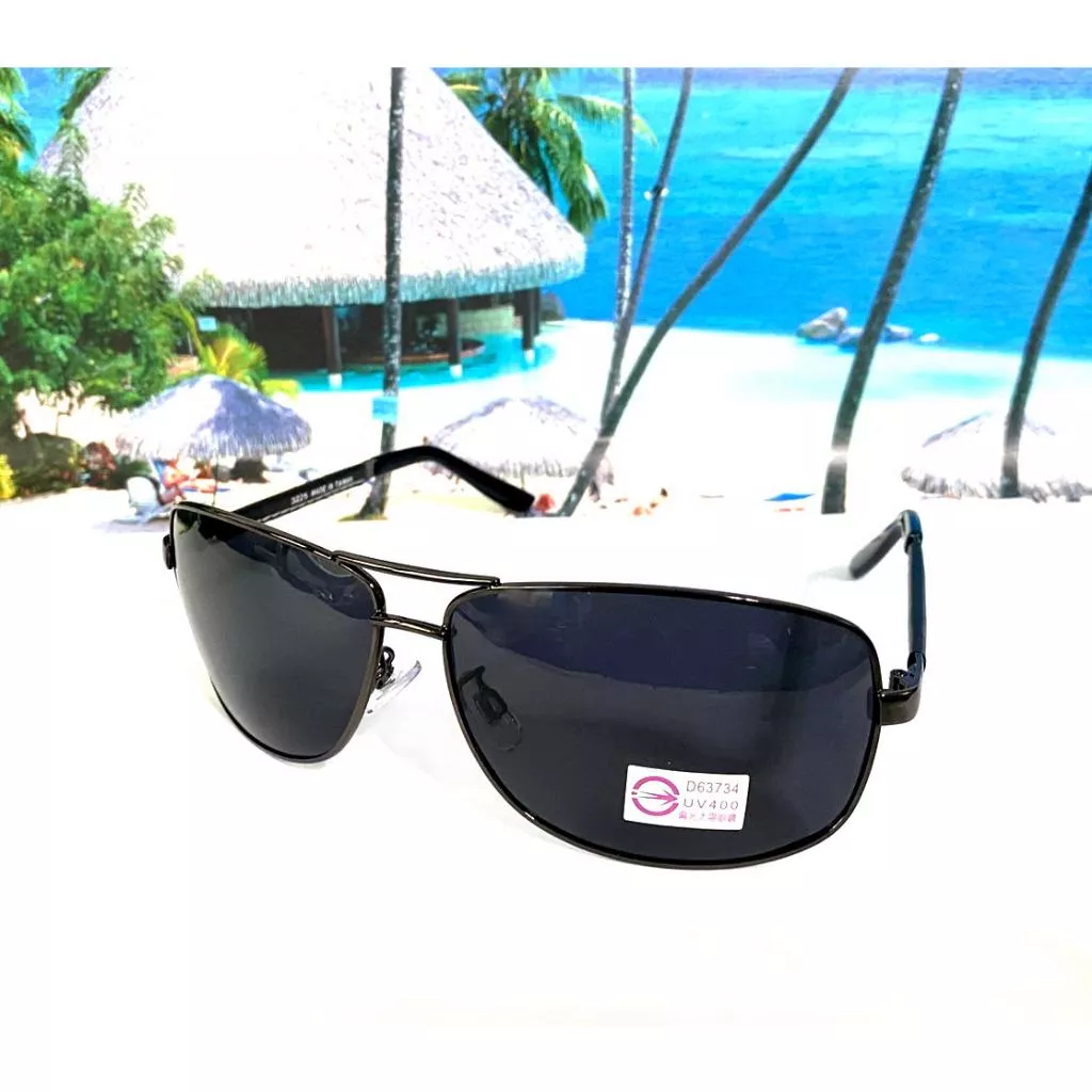 經緯度鐘錶 偏光太陽眼鏡 寶麗來進口鏡片 方形款 超優質感 金屬框+皮質鏡架 休閒 開車必備 台灣製造 3225