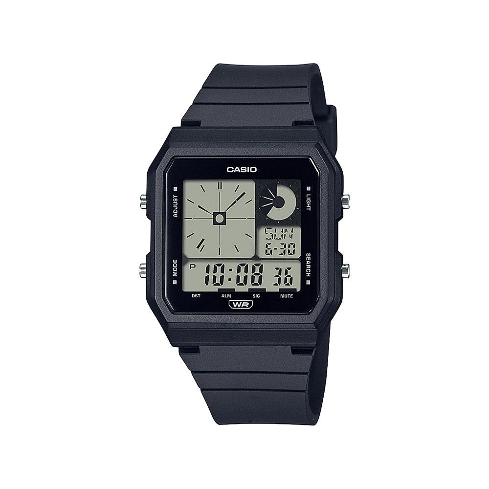 【CASIO卡西歐 數位/指針雙顯錶】經緯度鐘錶 休閒風格 個性時尚 新穎中性錶款 閨密 情侶旅遊 數位雙顯LF-20W