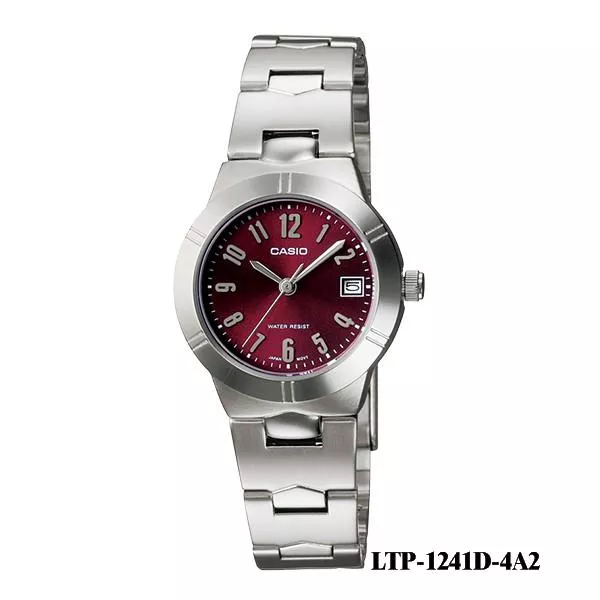 CASIO指針錶 經緯度鐘錶 典雅圓型氣質淑女石英錶腕錶 日期顯示 保證台灣卡西歐公司貨【↘超低價】LTP-1241D