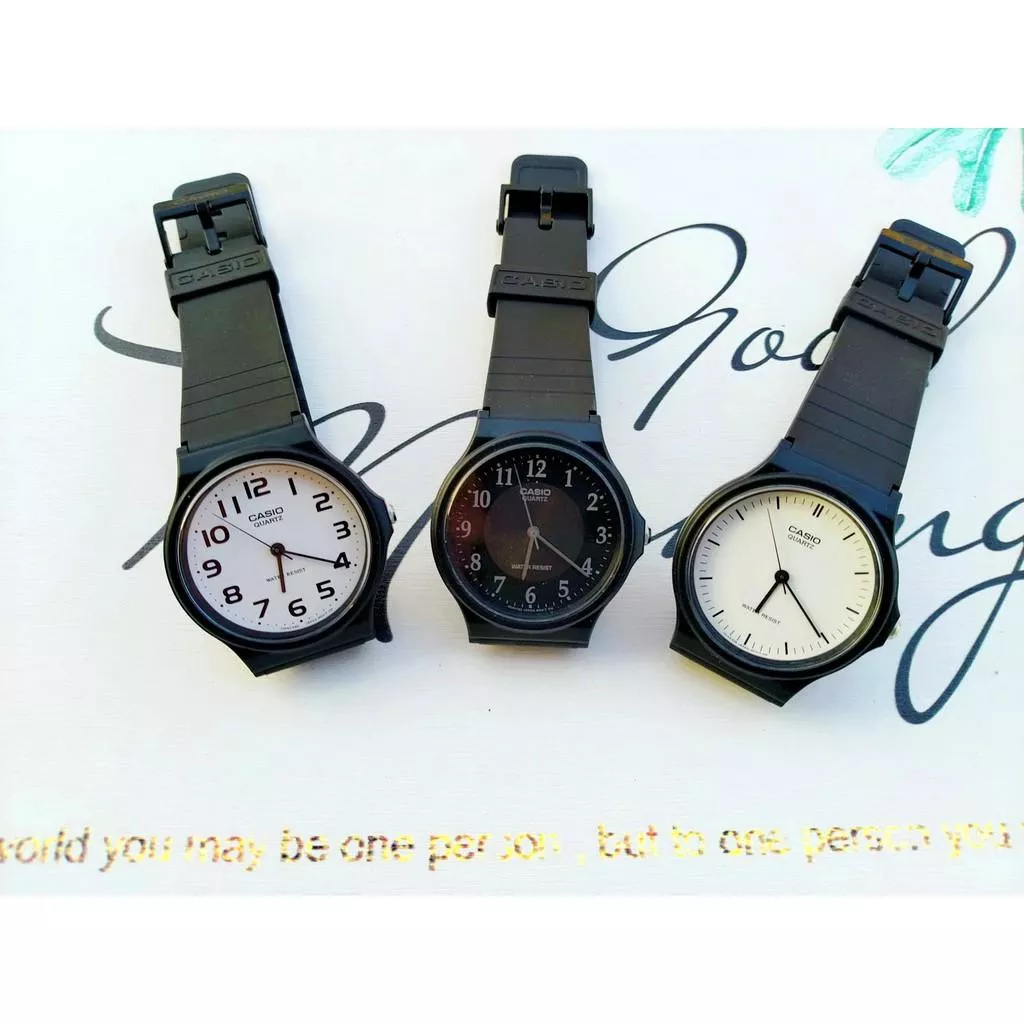 CASIO專賣店  經緯度鐘錶  超薄石英錶 上班族簡單大方 學生考試專用最愛 台灣代理公司貨 保固【超低價】MQ-24