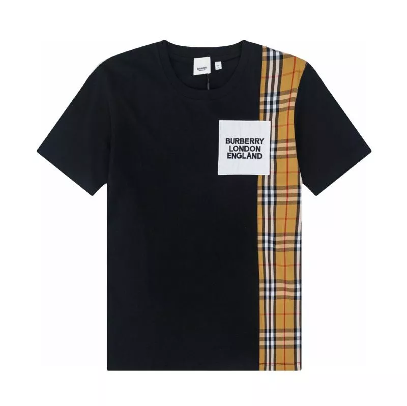 巴寶利圓領短袖上衣