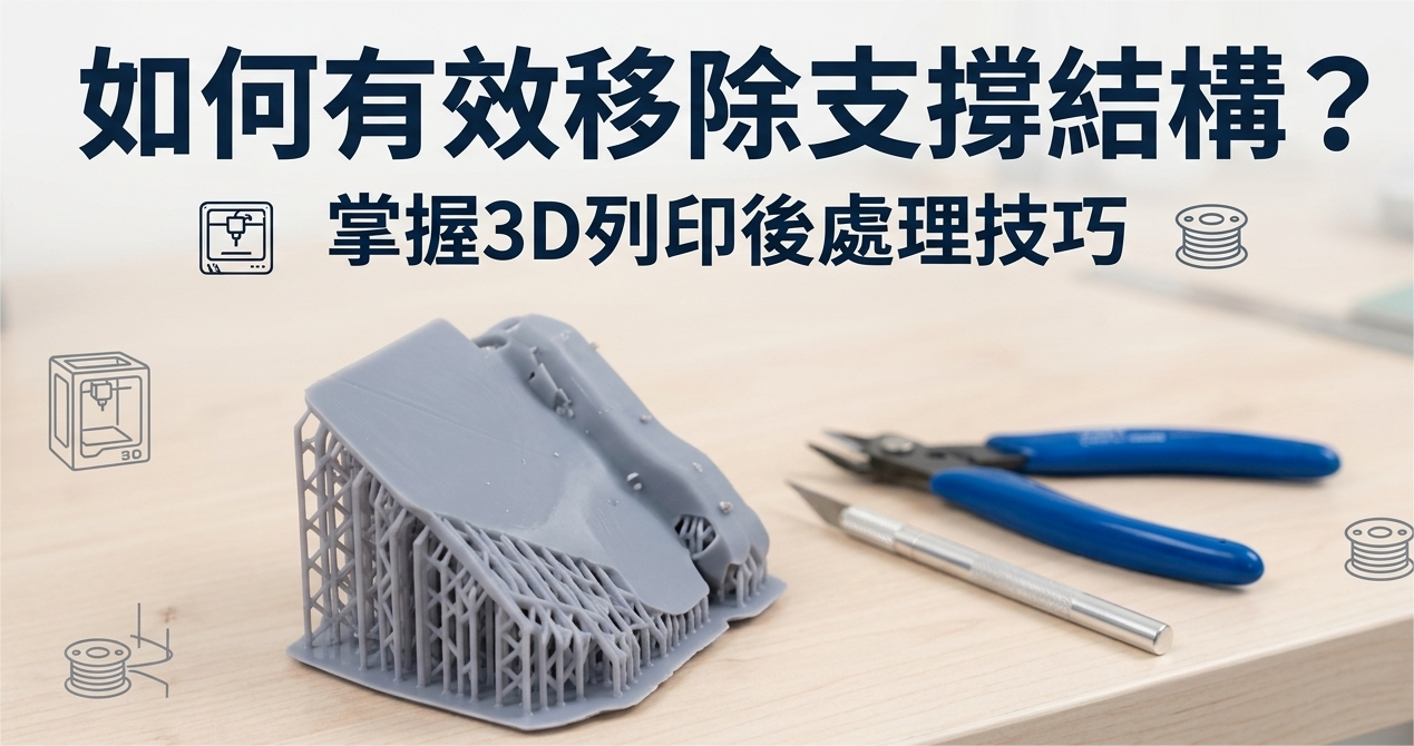 【列印技巧】告別粗糙表面！3D 列印支撐結構拆解全攻略！