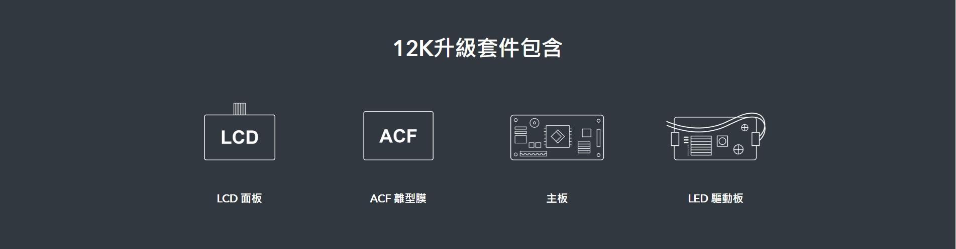 12K 升級配件 | for Mighty8k專用 |內附