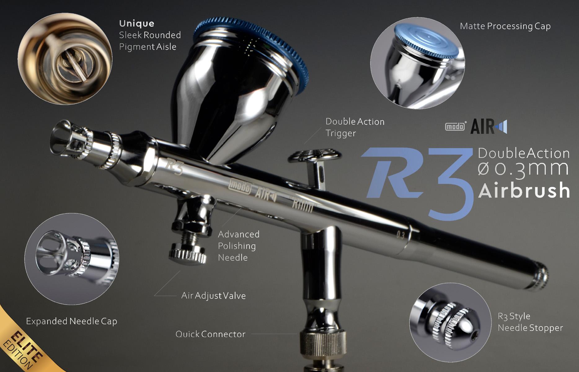 modoAIR R3｜高階細節塗裝噴筆