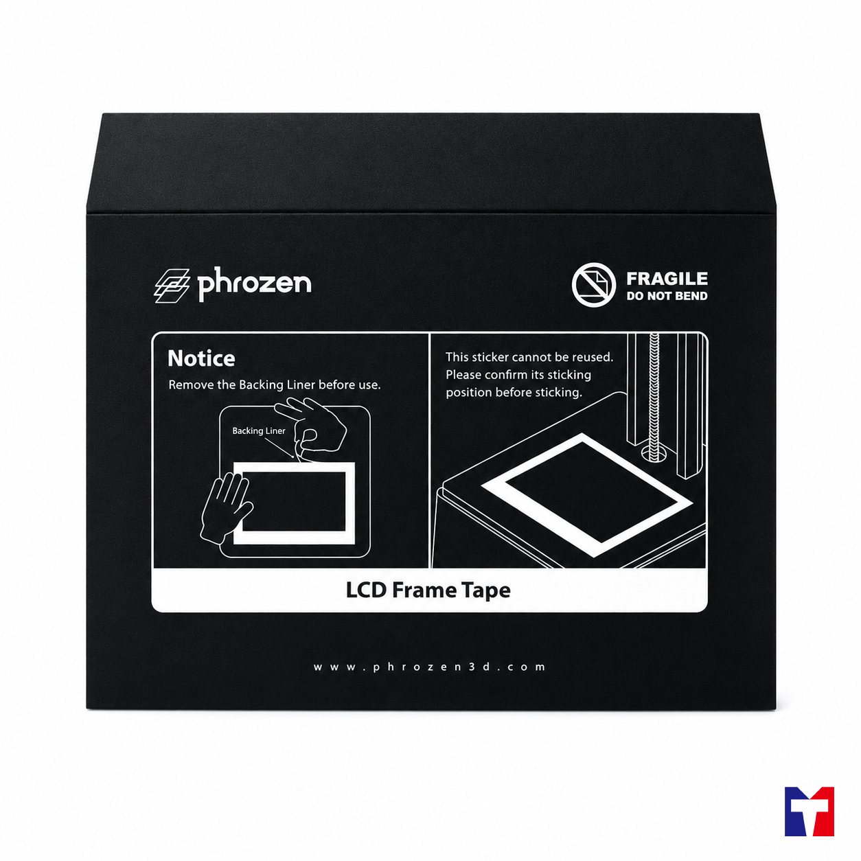 【3D展優惠】Phrozen LCD黑色框貼(6.1吋/7.1吋/9.3吋/10.1吋/10.1吋REVO)【尺寸不同價格不同】