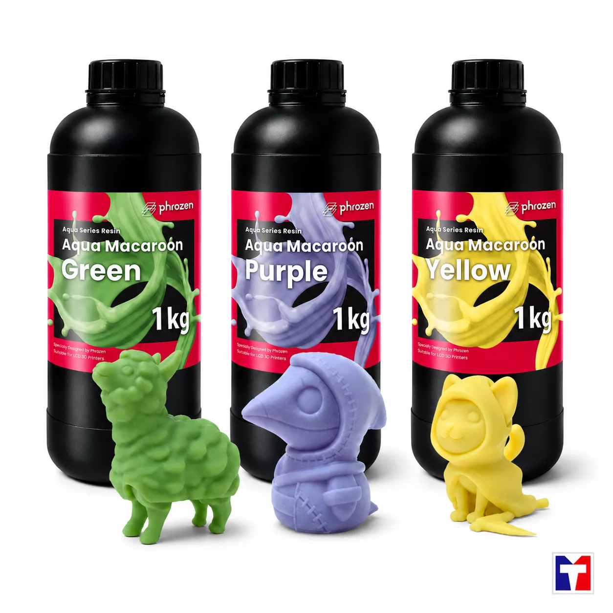 Phrozen 馬卡龍系列 湖水模型樹脂(馬卡龍紫/馬卡龍黃/馬卡龍綠)