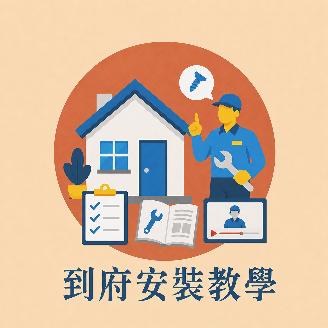 到府安裝教學