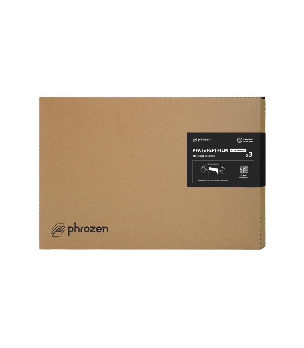 Phrozen PFA（nFEP）離型膜Mighty Revo 16K MAX 加熱樹脂槽適用（3 片裝）