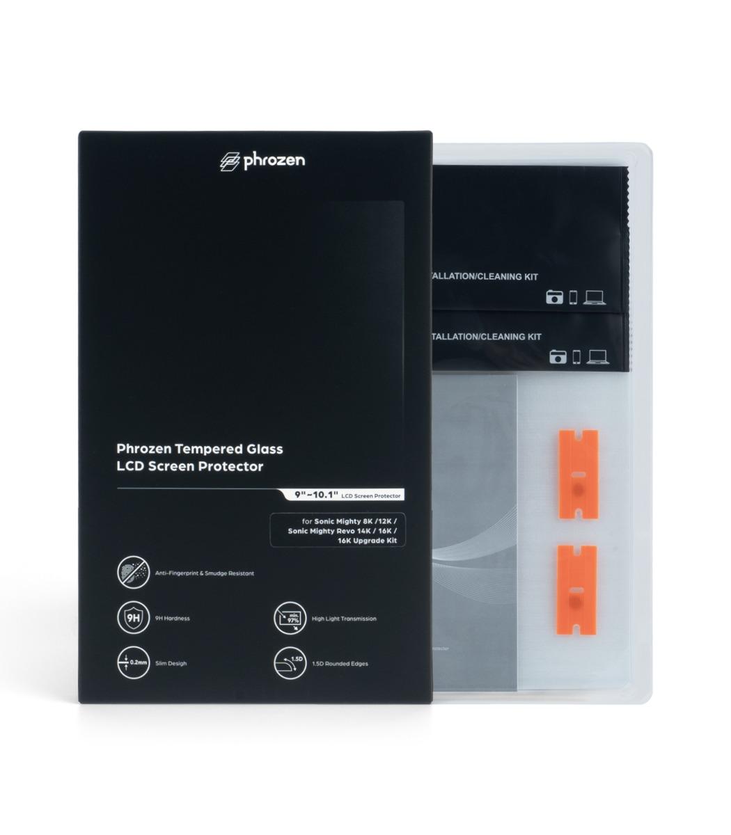 Phrozen 鋼化玻璃 LCD 螢幕保護貼 Mighty 8K / 12K / Revo 14K / Revo 16K 適用 (2入)