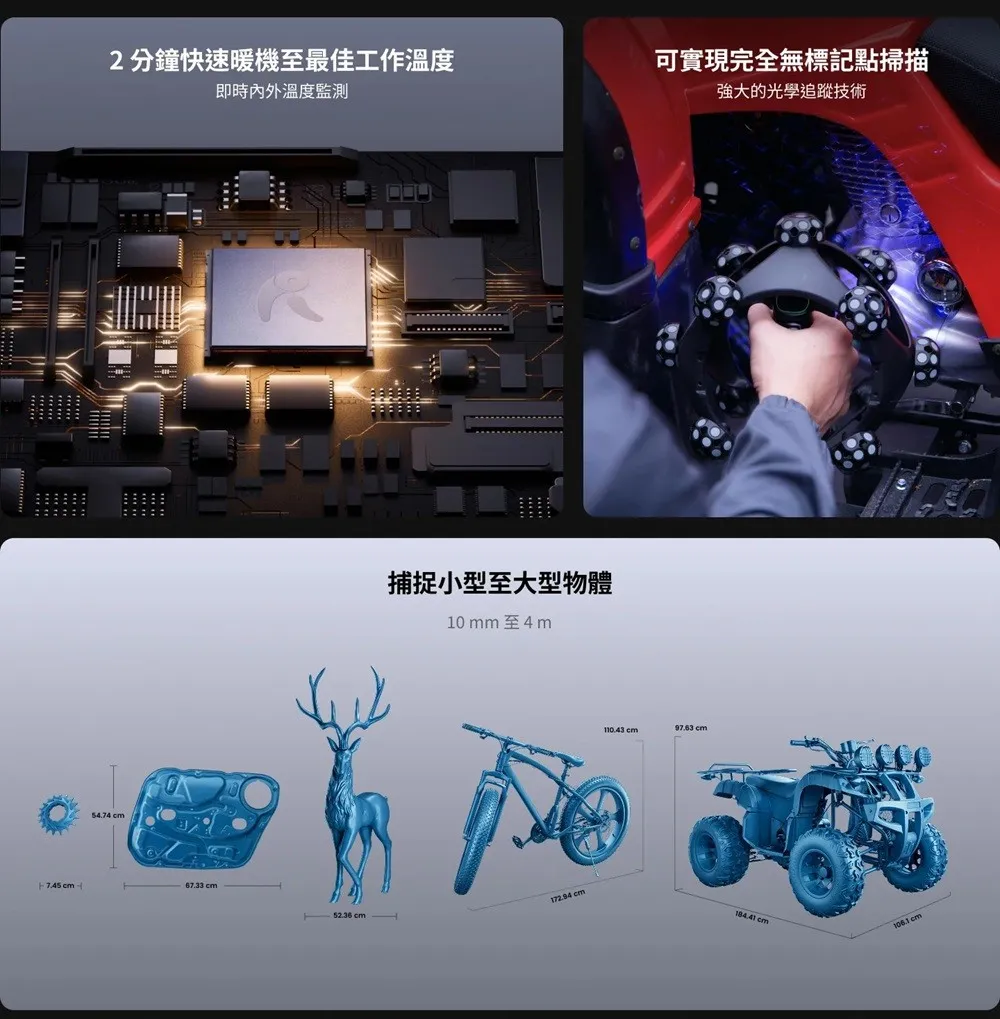Revopoint Trackit SR 功能總覽（二）：掃描成果與無線作業