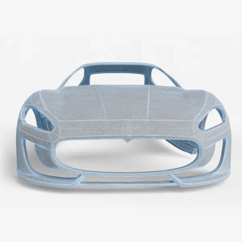 Revopoint MIRACO Plus 掃描的汽車 3D 模型