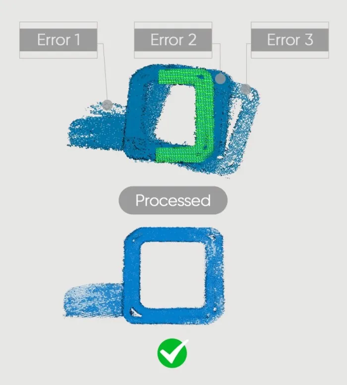 3DMakerpro Moose 專業版 AI 糾錯處理後的模型