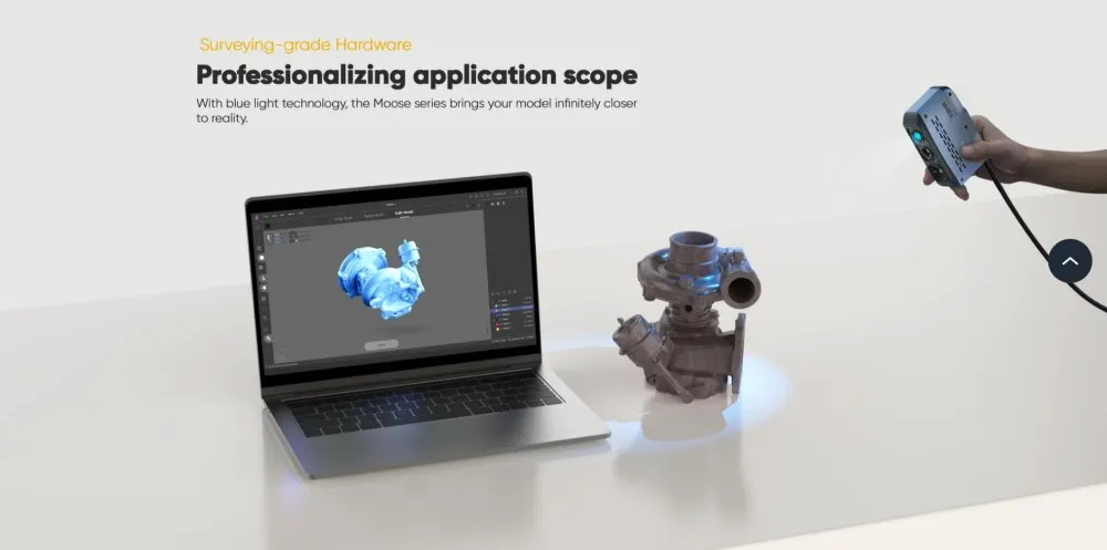 3DMakerpro Moose 專業版 接筆電掃描零件