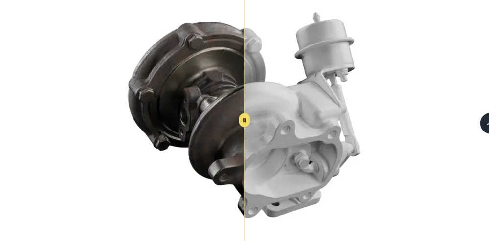 3DMakerpro Moose 專業版 掃描的機械零件模型