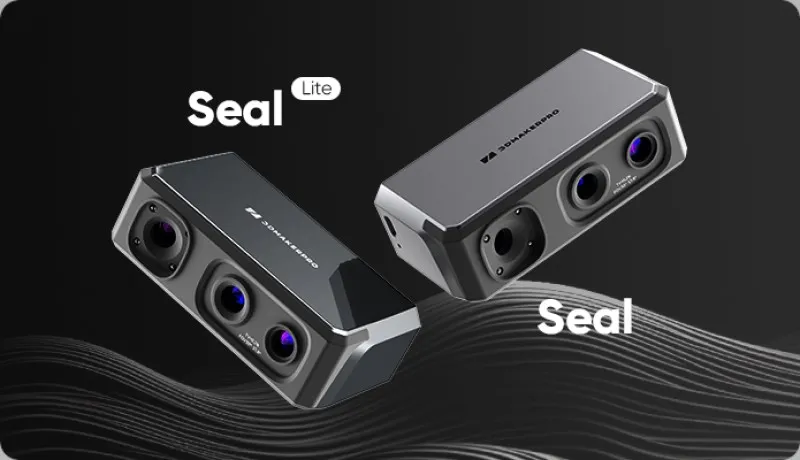 3DMakerpro Seal Lite 與 Seal 藍光 3D 掃描器外觀