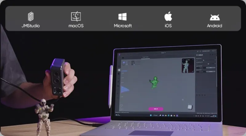 3DMakerpro Seal Lite 搭配 JMStudio 軟體介面