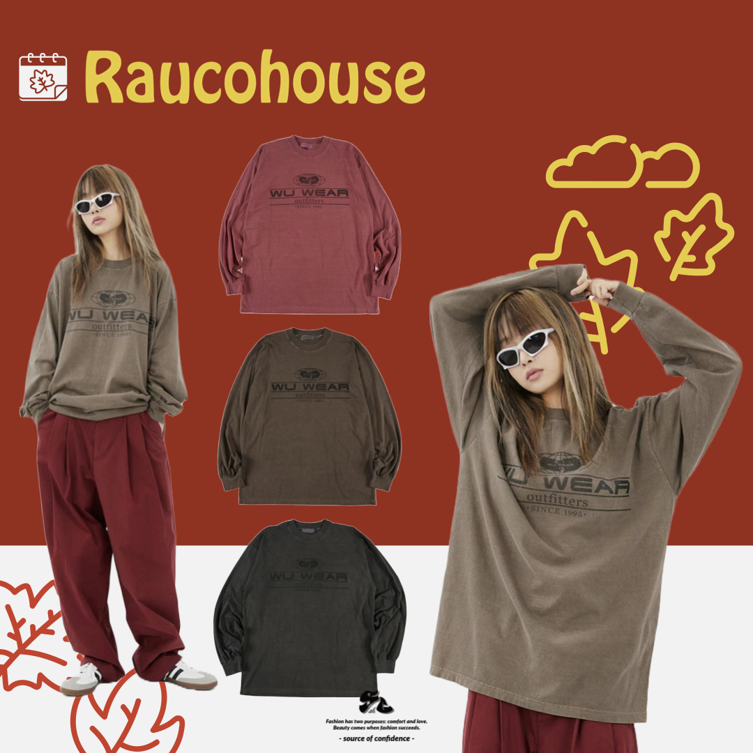 Raucohouse WUWEAR水洗長Tee