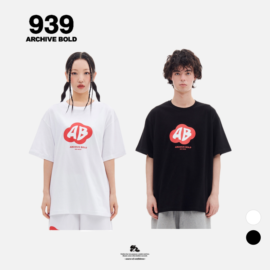 ARCHIVE BOLD 939 RED MOSS LOGO短Tee