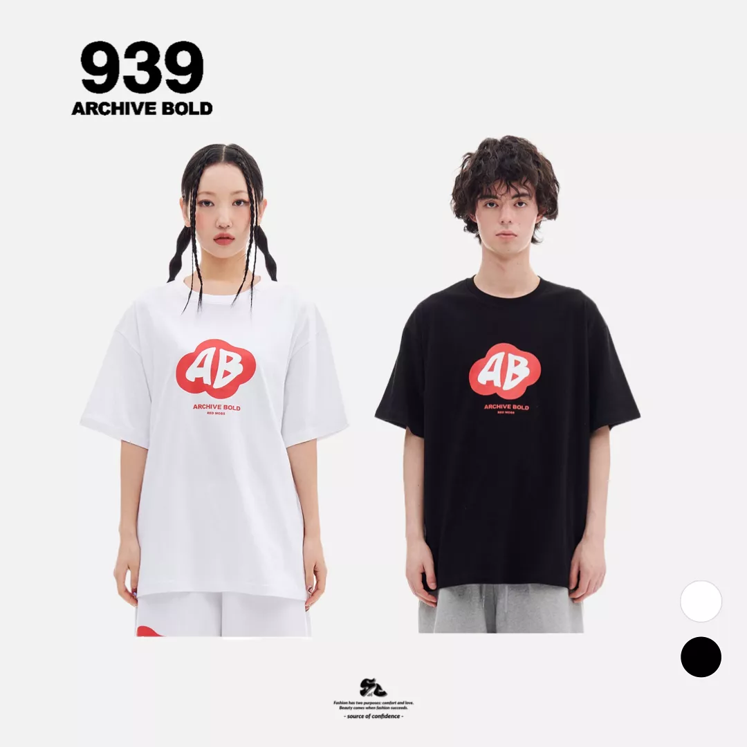 ARCHIVE BOLD 939 RED MOSS LOGO短Tee