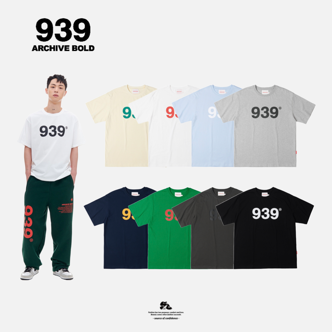 ARCHIVE BOLD 939 LOGO短Tee