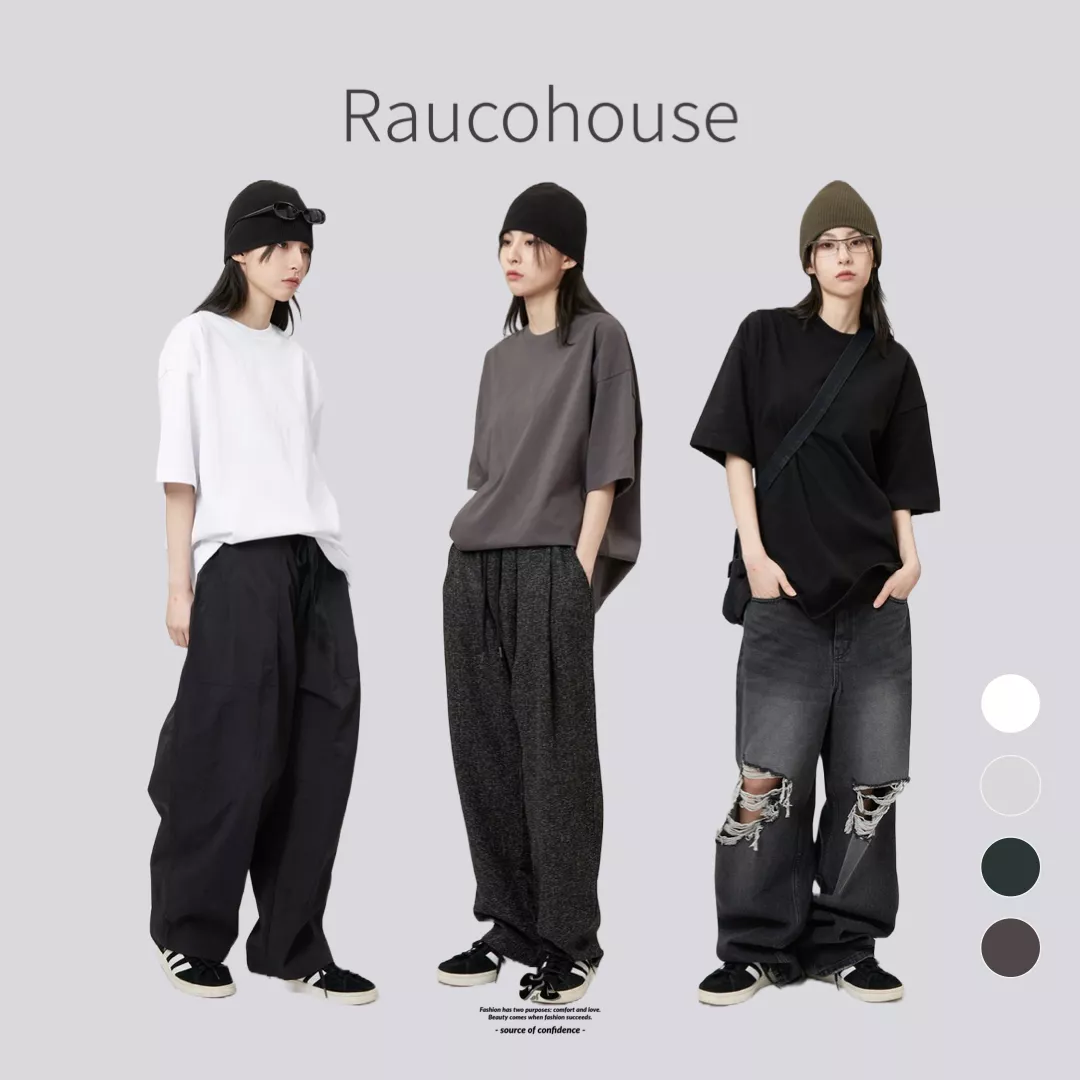 Raucohouse 素色基本圓領短Tee