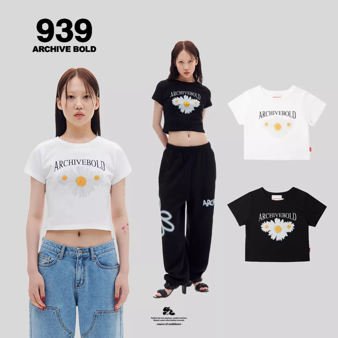 ARCHIVE BOLD 939 DAISY CROP TOP短版上衣