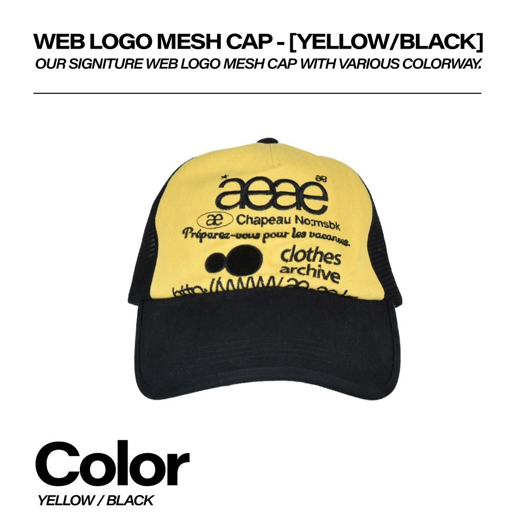 aeae WEB LOGO MESH CAP 卡車帽