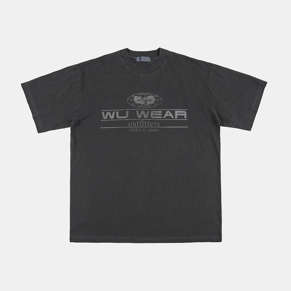 Raucohouse WU WEAR水洗仿舊 短Tee