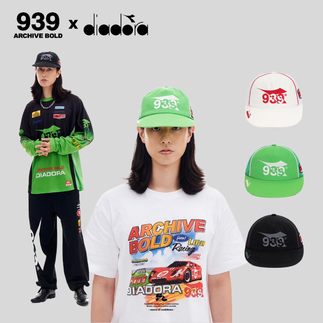 ARCHIVE BOLD 939 X Diadora SYMBOL LOGO TRUCKER CAP 老帽