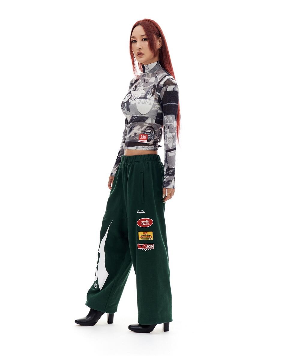 ARCHIVE BOLD 939 X Diadora RACING MESH CROP TOP 微高領長袖上衣