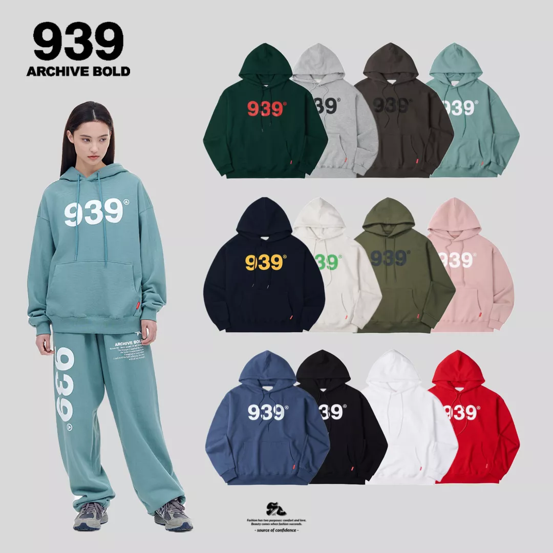 ARCHIVE BOLD 939 LOGO HOOD 帽Tee